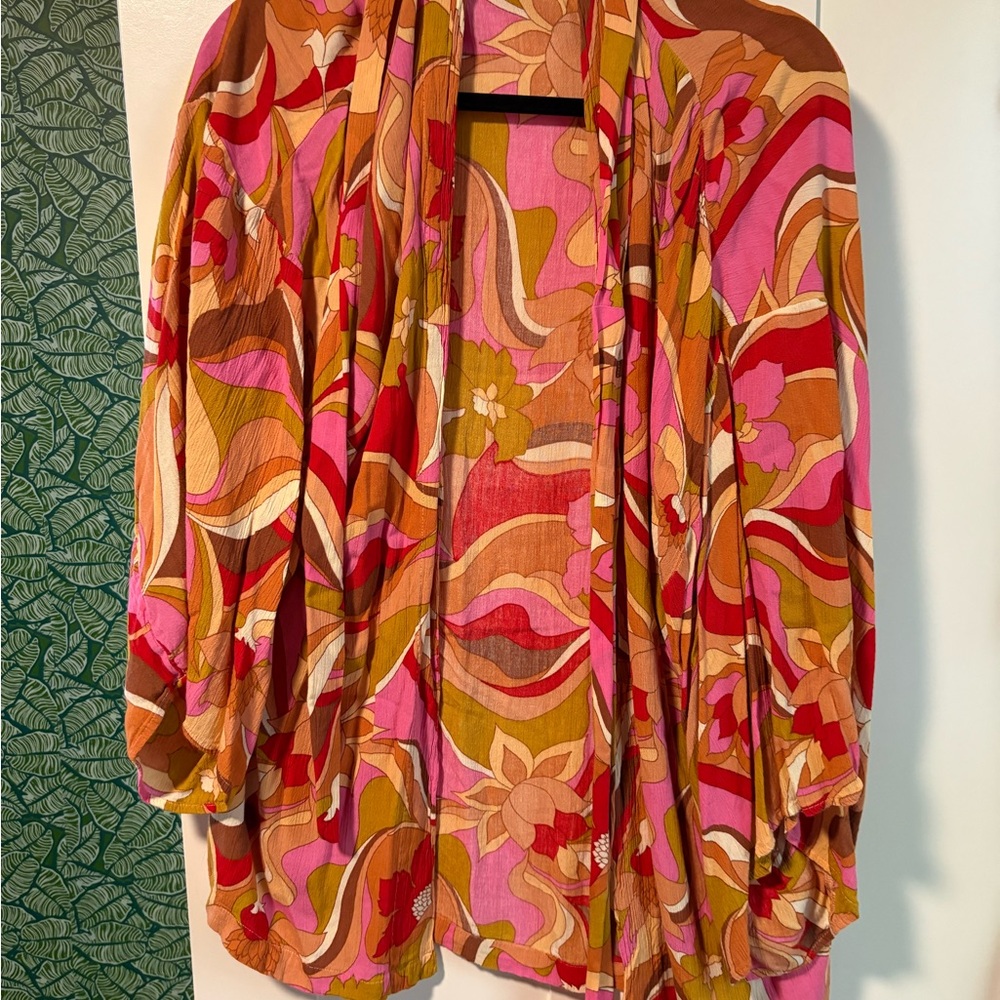 Billabong Multicolor Floral Kimono